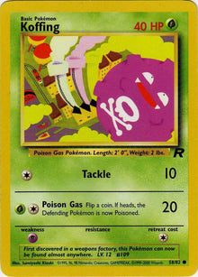 Koffing [Common] #58/82 - Team Rocket