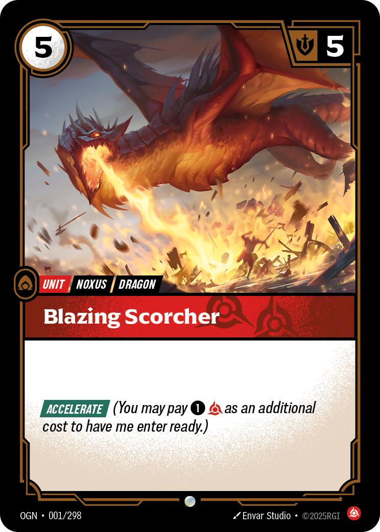 Blazing Scorcher [Common] #001/298 - Origins