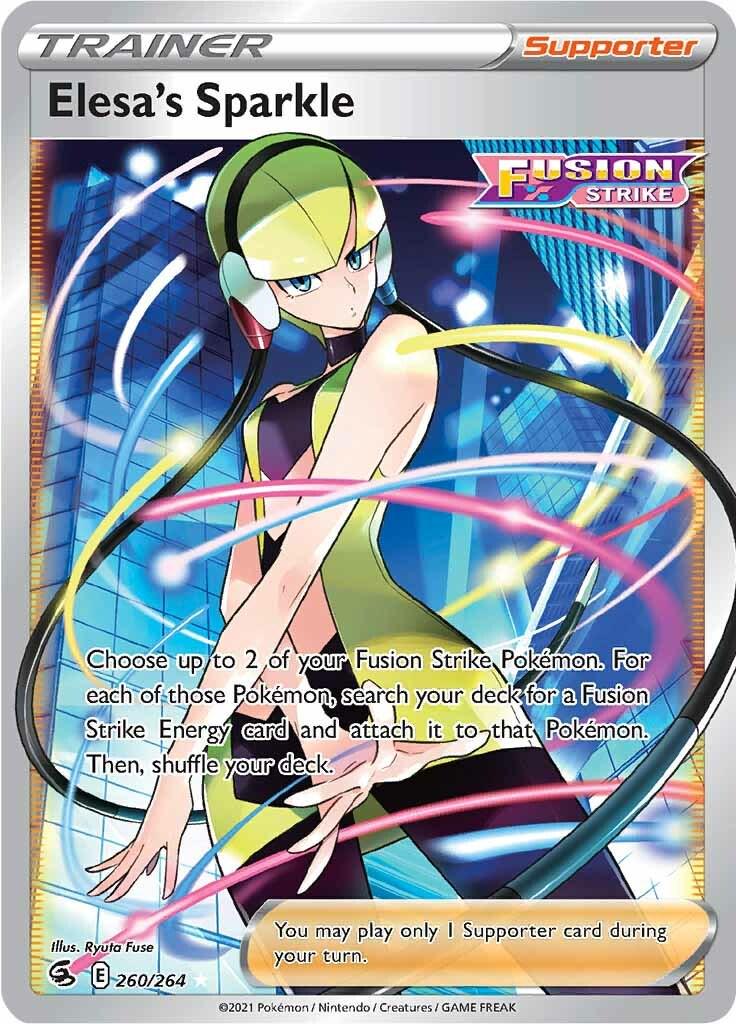 Elesa's Sparkle [Full Art Ultra Rare] #260/264 - Fusion Strike