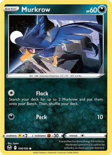 Murkrow [Common] #106/195 - Silver Tempest