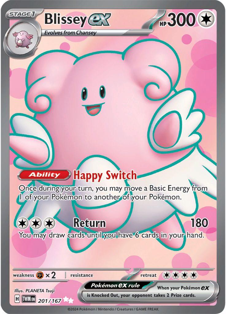 Blissey ex [Full Art Ultra Rare] #201/167 - Twilight Masquerade