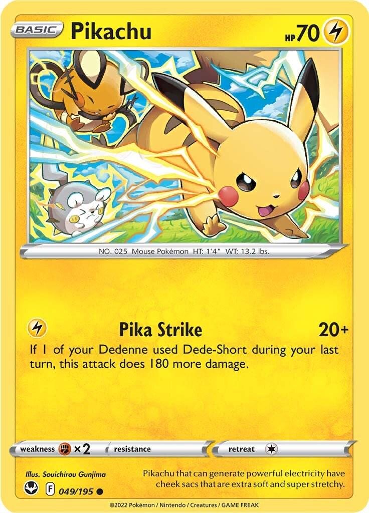 Pikachu [Common] #049/195 - Silver Tempest
