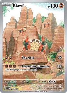 Klawf [Illustration Rare] #217/198 - Scarlet & Violet