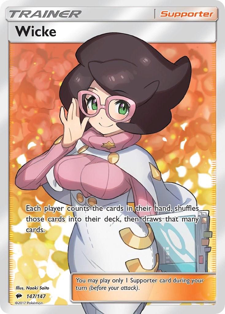 Wicke [Full Art Ultra Rare] #147/147 - Burning Shadows