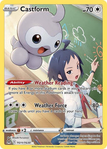 Castform [Holo Rare] #TG11/TG30 - Lost Origin