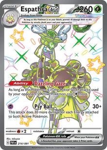 Espathra ex [Full Art Ultra Rare] #214/091 - Paldean Fates
