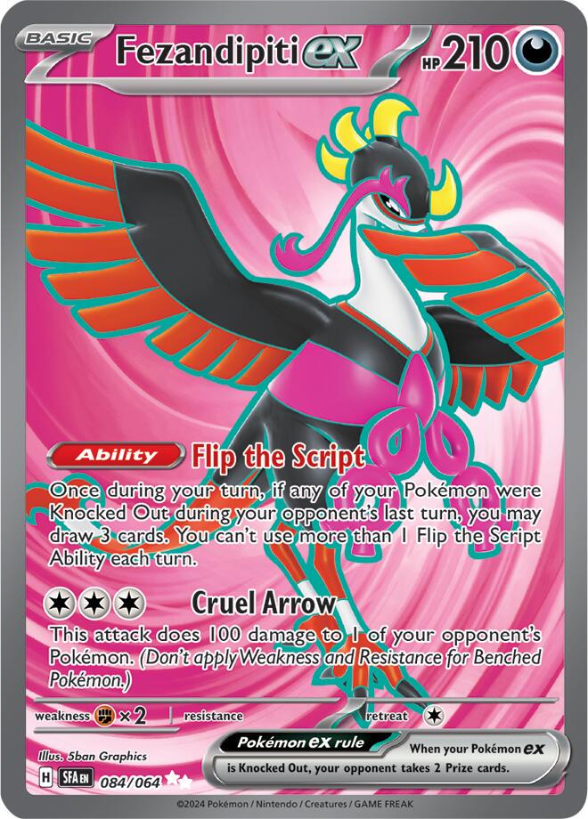 Fezandipiti ex [Full Art Ultra Rare] #084/064 - Shrouded Fable
