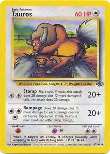 Tauros [1st Edition] #47/64 - Jungle