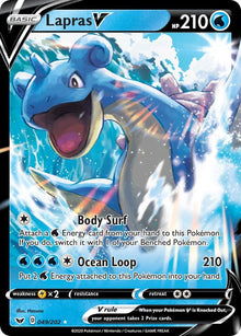 Lapras V [Ultra Rare] #049/202 - Sword & Shield