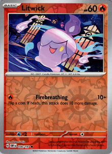 Litwick [Reverse Holo] #036/197 - Obsidian Flames