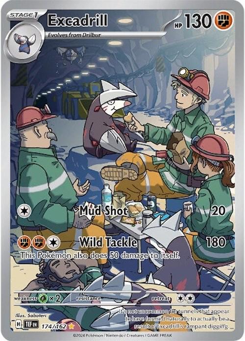 Excadrill [Illustration Rare] #174/162 - Temporal Forces