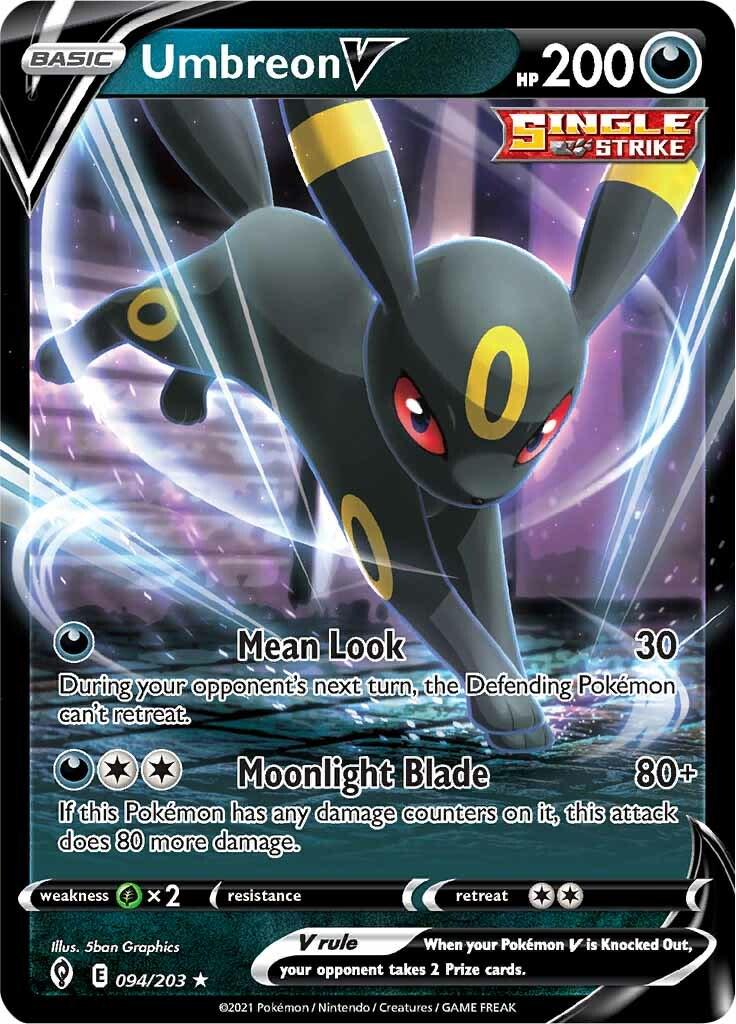 Umbreon V [Ultra Rare] #094/203 - Evolving Skies