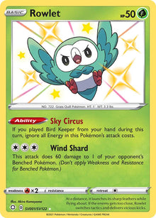 Rowlet [Shiny Holo Rare] #SV001/SV122 - Shining Fates