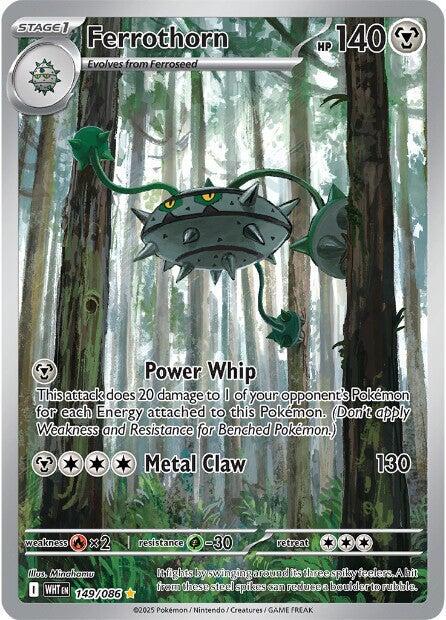 Ferrothorn [Illustration Rare] #149//086 - White Flare