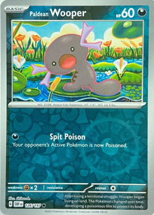 Paldean Wooper [Reverse Holo] #126/197 - Obsidian Flames