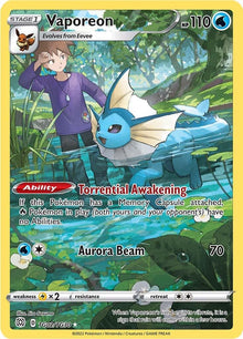 Vaporeon [Ultra Rare] #TG02/TG30 - Brilliant Stars