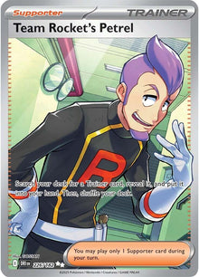 Team Rocket's Petrel [Full Art Ultra Rare] #226/182 - Destined Rivals
