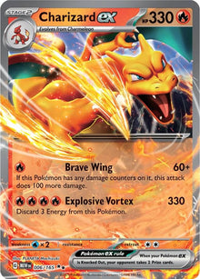Charizard ex [Double Rare] #006/165 - Pokemon 151