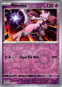 Mewtwo [Reverse Holo] #059/142 - Stellar Crown