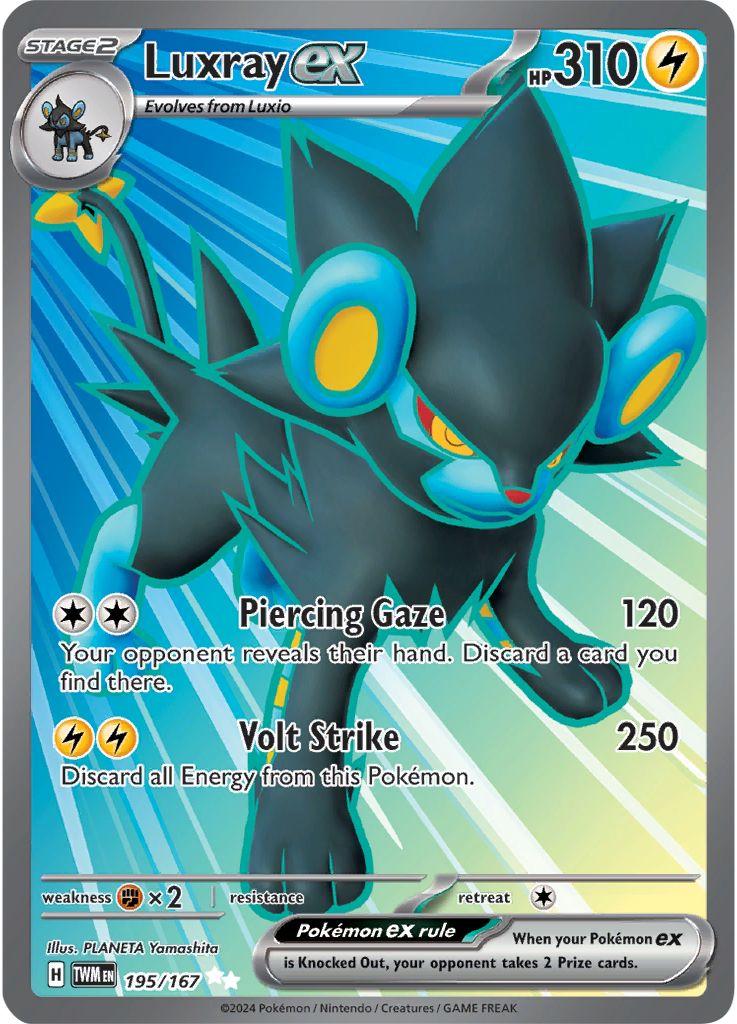 Luxray ex [Full Art Ultra Rare] #195/167 - Twilight Masquerade