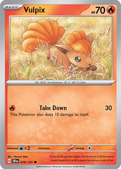 Vulpix [Common] #016/191 - Surging Sparks