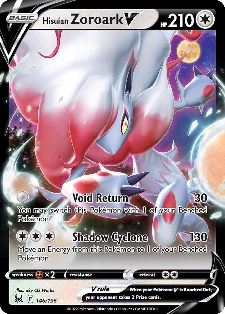 Hisuian Zoroark V [Ultra Rare] #146/196 - Lost Origin