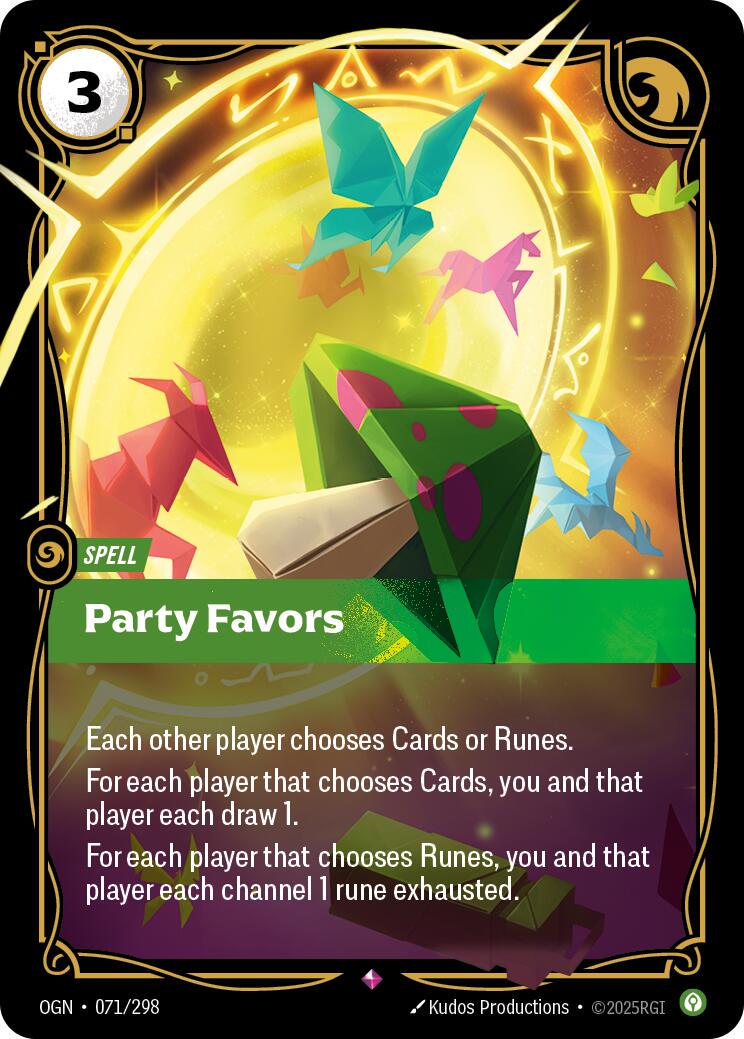 Party Favours [Rare] #071/298 - Origins
