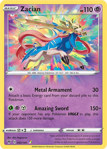 Zacian [Amazing Rare] #082/185 - Vivid Voltage