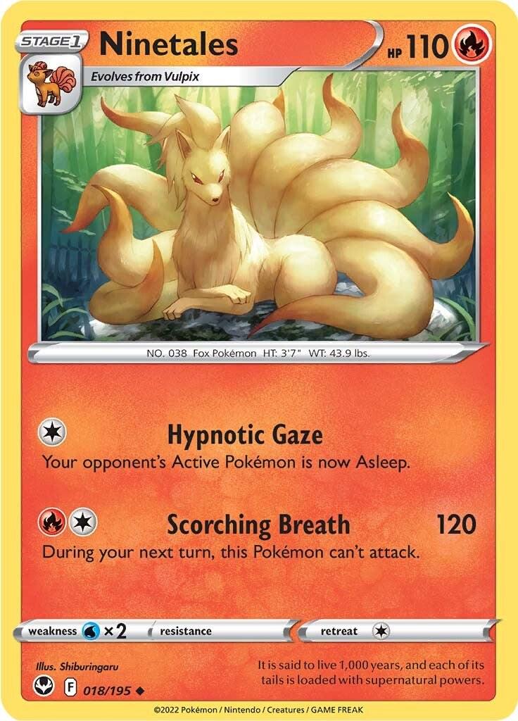 Ninetales [Common] #018/195 - Silver Tempest