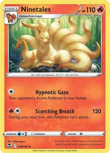 Ninetales [Common] #018/195 - Silver Tempest