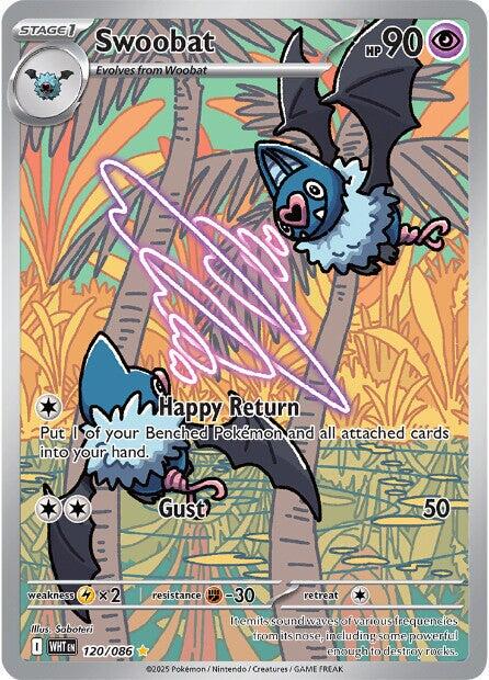 Swoobat [Illustration Rare] #120/086 - White Flare