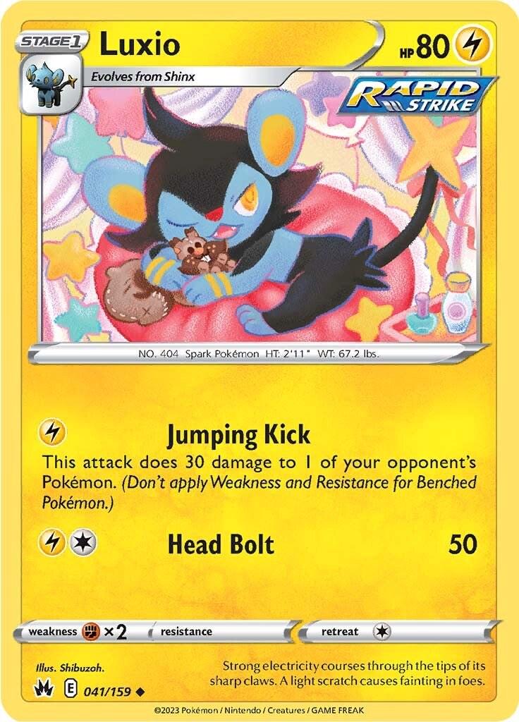 Luxio [Common] #041/159 - Crown Zenith