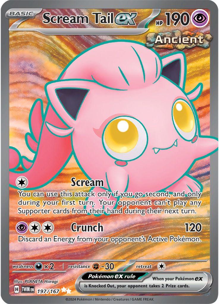 Scream Tail ex [Full Art Ultra Rare] #197/167 - Twilight Masquerade
