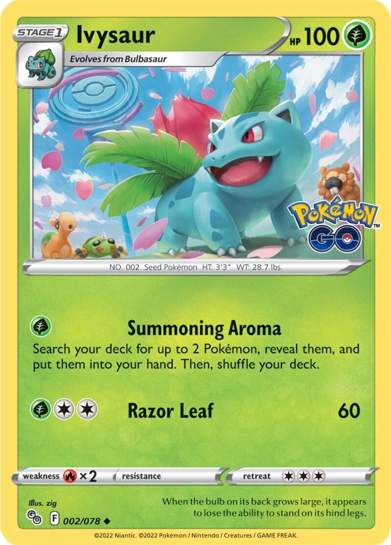 Ivysaur [Common] #002/078 - Pokemon Go