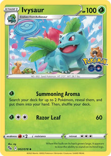 Ivysaur [Common] #002/078 - Pokemon Go