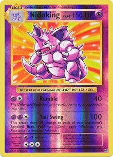 Nidoking [Reverse Holo] #45/108 - Evolutions