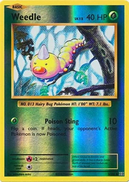 Weedle [Reverse Holo] #5/108 - Evolutions