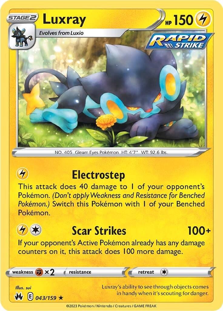 Luxray [Common] #043/159 - Crown Zenith