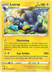 Luxray [Common] #043/159 - Crown Zenith