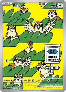 Pidgey [Illustration Rare] #207/197 -Obsidian Flame