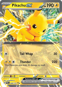Pikachu ex [Double Rare] #028/131 - Prismatic Evolutions