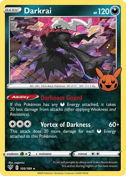 Darkrai [Holo] #105/189 - Trick or Trade 2022