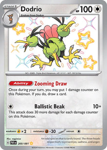 Dodrio [Shiny Rare] #200/091 - Paldean Fates