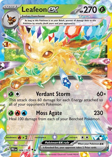 Leafeon Ex [Double Rare] PRE#006/131 -  Prismatic Evolutions