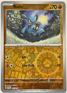 Riolu [Reverse Holo] #112/198 - Scarlet & Violet