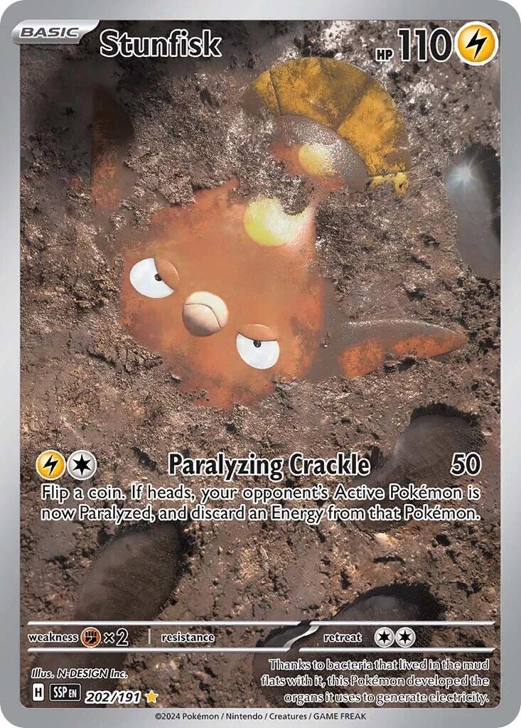 Stunfisk [Illustration Rare] #202/191 - Surging Sparks