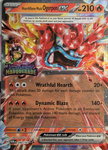Hearthflame Mask Ogerpon ex [Twilight Masquerade Stamped] #040/167