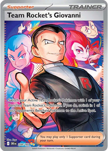 Team Rocket's Giovanni [Special Illustration Rare] #238/182 - Destined Rivals