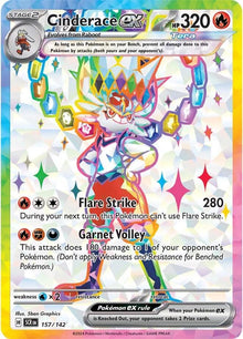 Cinderace ex [Full Art Ultra Rare] #157/142 - Stellar Crown