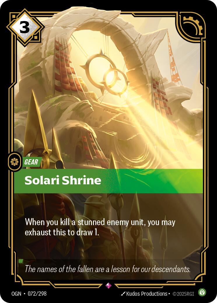 Solari Shrine [Rare] #072/298 - Origins